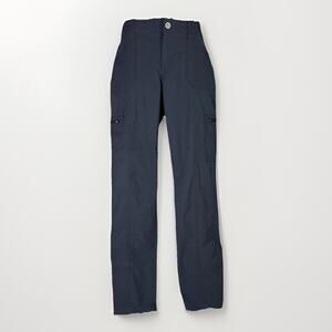 Kuhl Horizon Womens 12 Gray Fitted Slim Pants Ripstop Cargo Hiking Outdoor Ankle